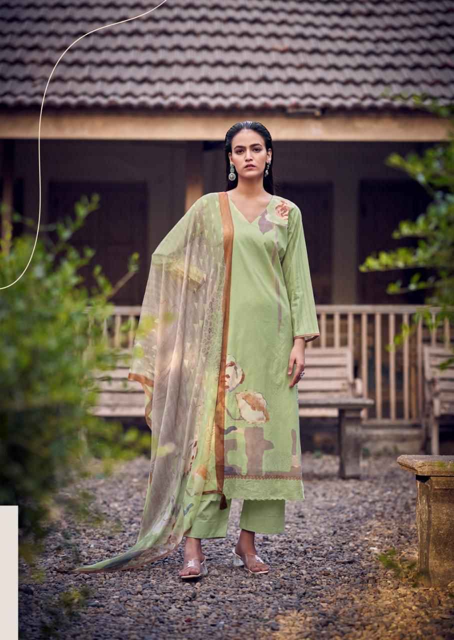 PRM Trendz Aries Cotton Dress Material 6 pcs Catalogue