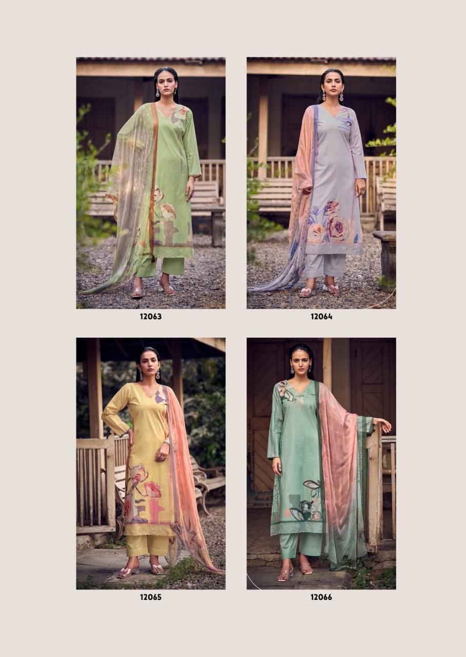 PRM Trendz Aries Cotton Dress Material 6 pcs Catalogue