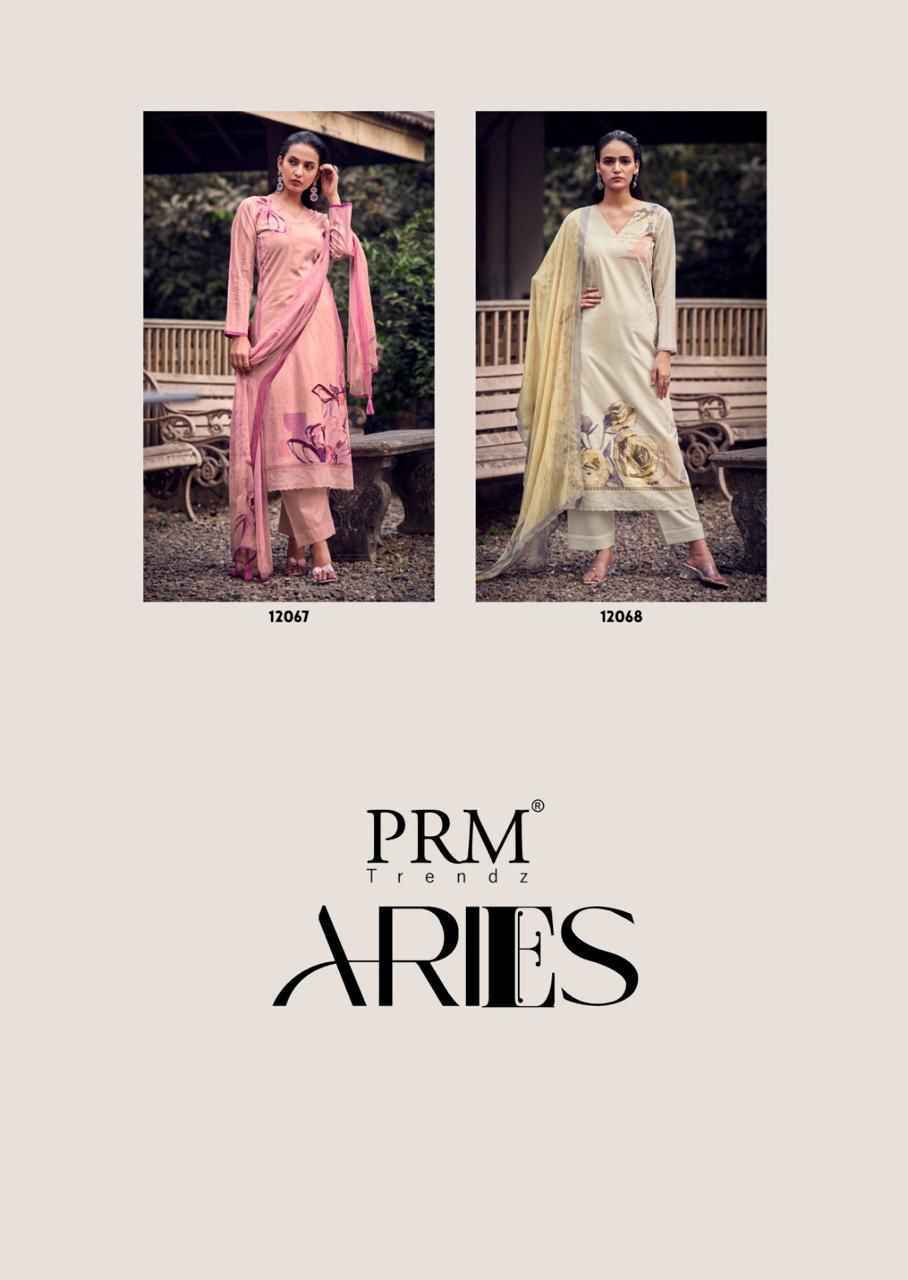 PRM Trendz Aries Cotton Dress Material 6 pcs Catalogue