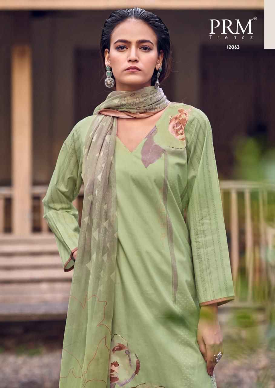 PRM Trendz Aries Cotton Dress Material 6 pcs Catalogue