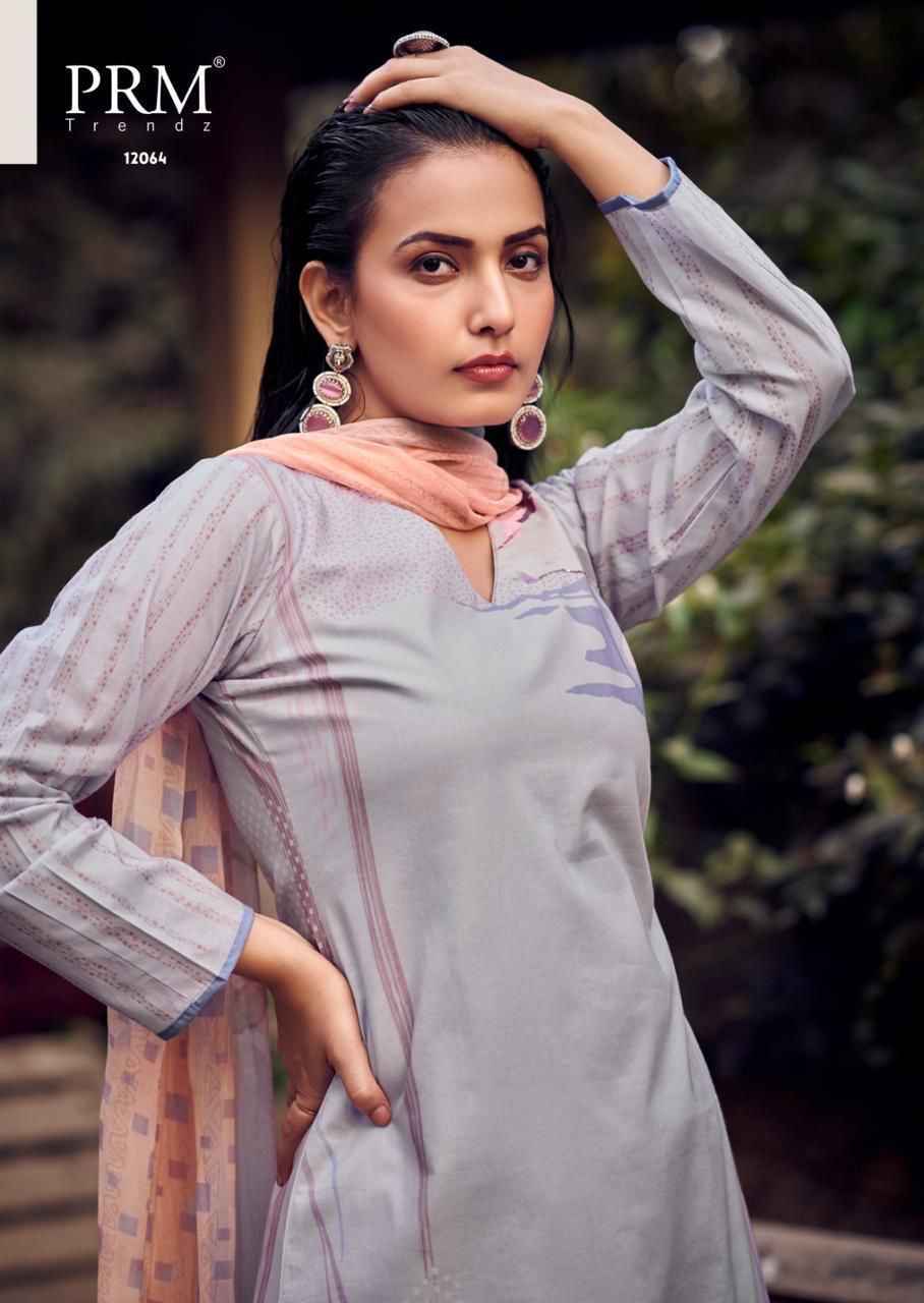 PRM Trendz Aries Cotton Dress Material 6 pcs Catalogue