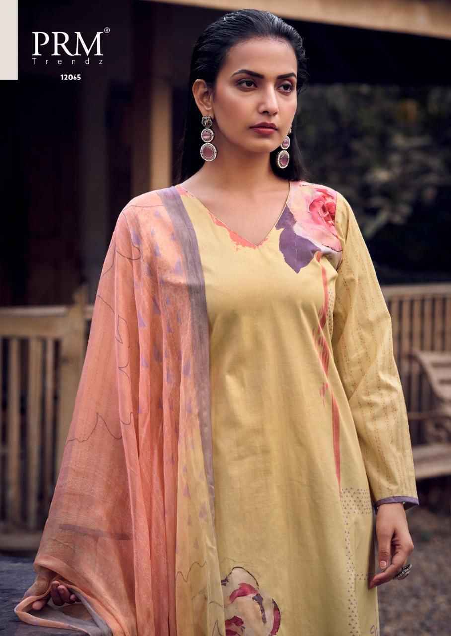 PRM Trendz Aries Cotton Dress Material 6 pcs Catalogue
