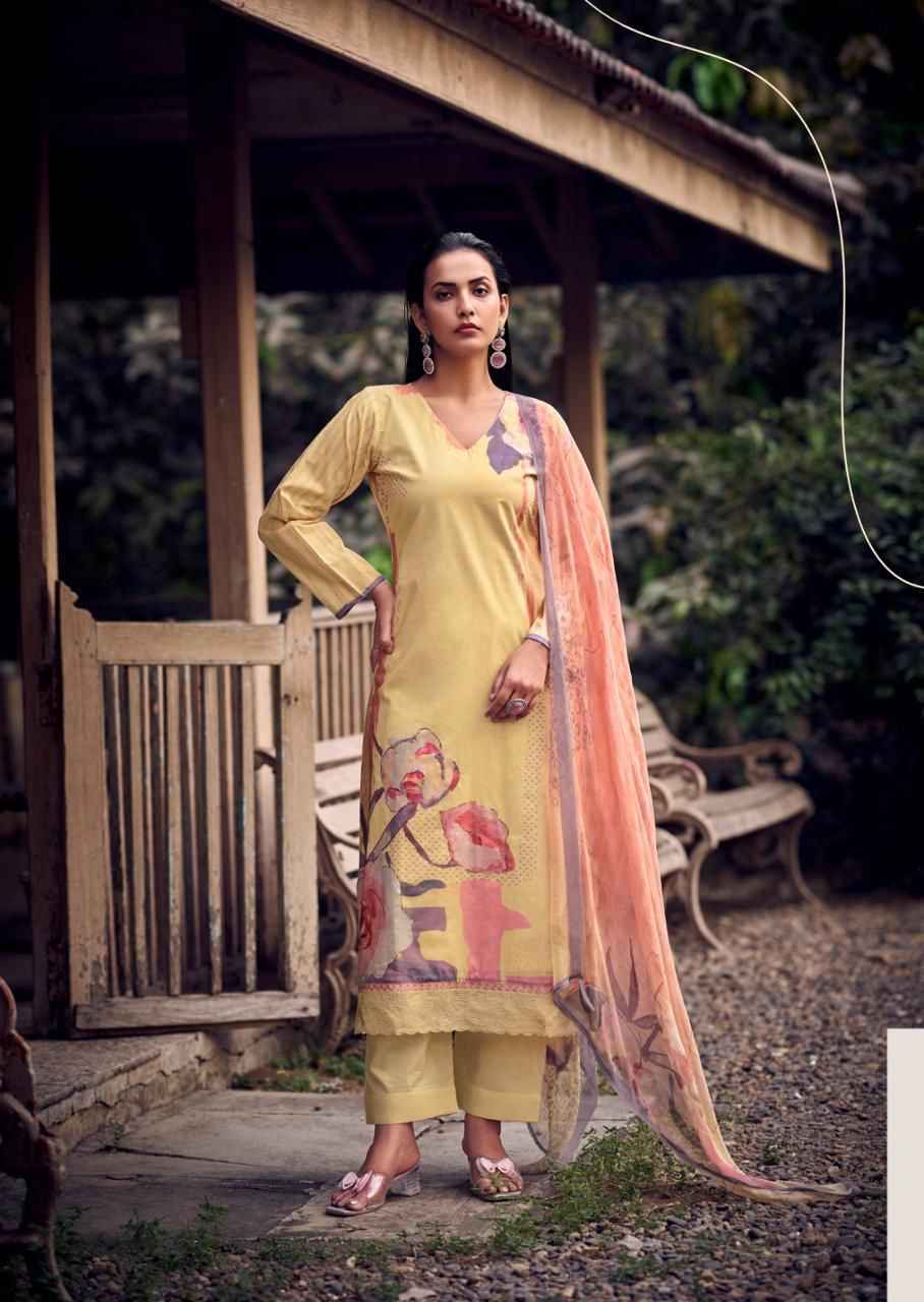 PRM Trendz Aries Cotton Dress Material 6 pcs Catalogue