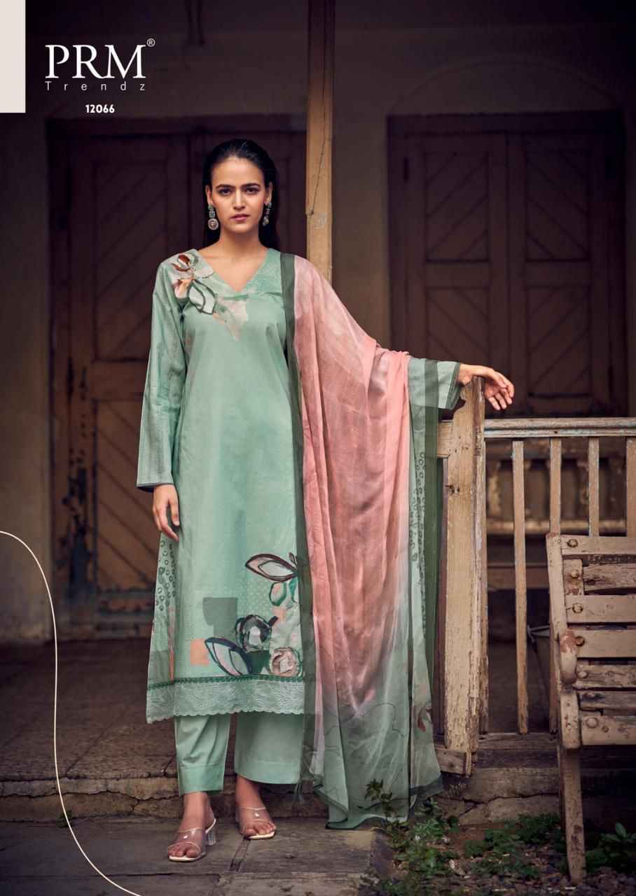 PRM Trendz Aries Cotton Dress Material 6 pcs Catalogue