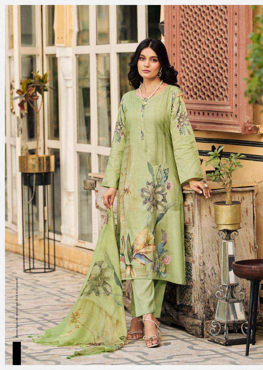 PRM Trendz Floris Lawn Cotton Dress Material 8 pcs Catalogue