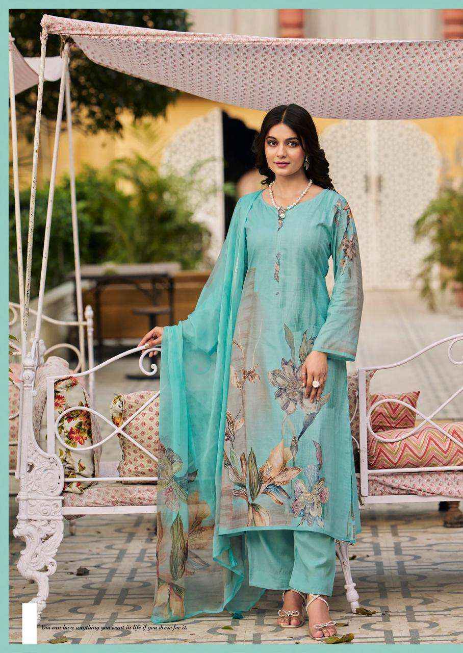 PRM Trendz Floris Lawn Cotton Dress Material 8 pcs Catalogue