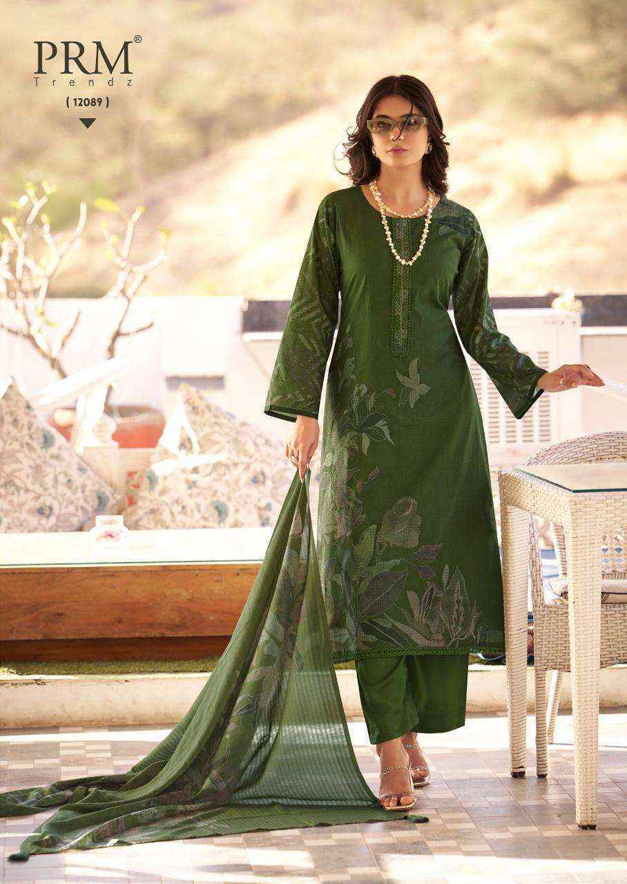 PRM Trendz Libaas Lawn Cotton Dress Material 6 pcs Catalogue