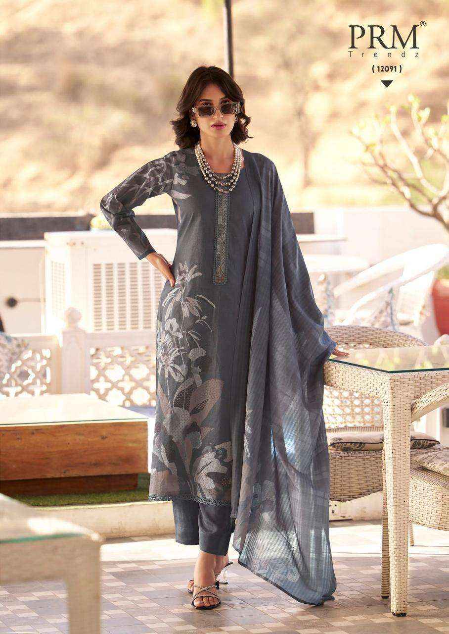 PRM Trendz Libaas Lawn Cotton Dress Material 6 pcs Catalogue