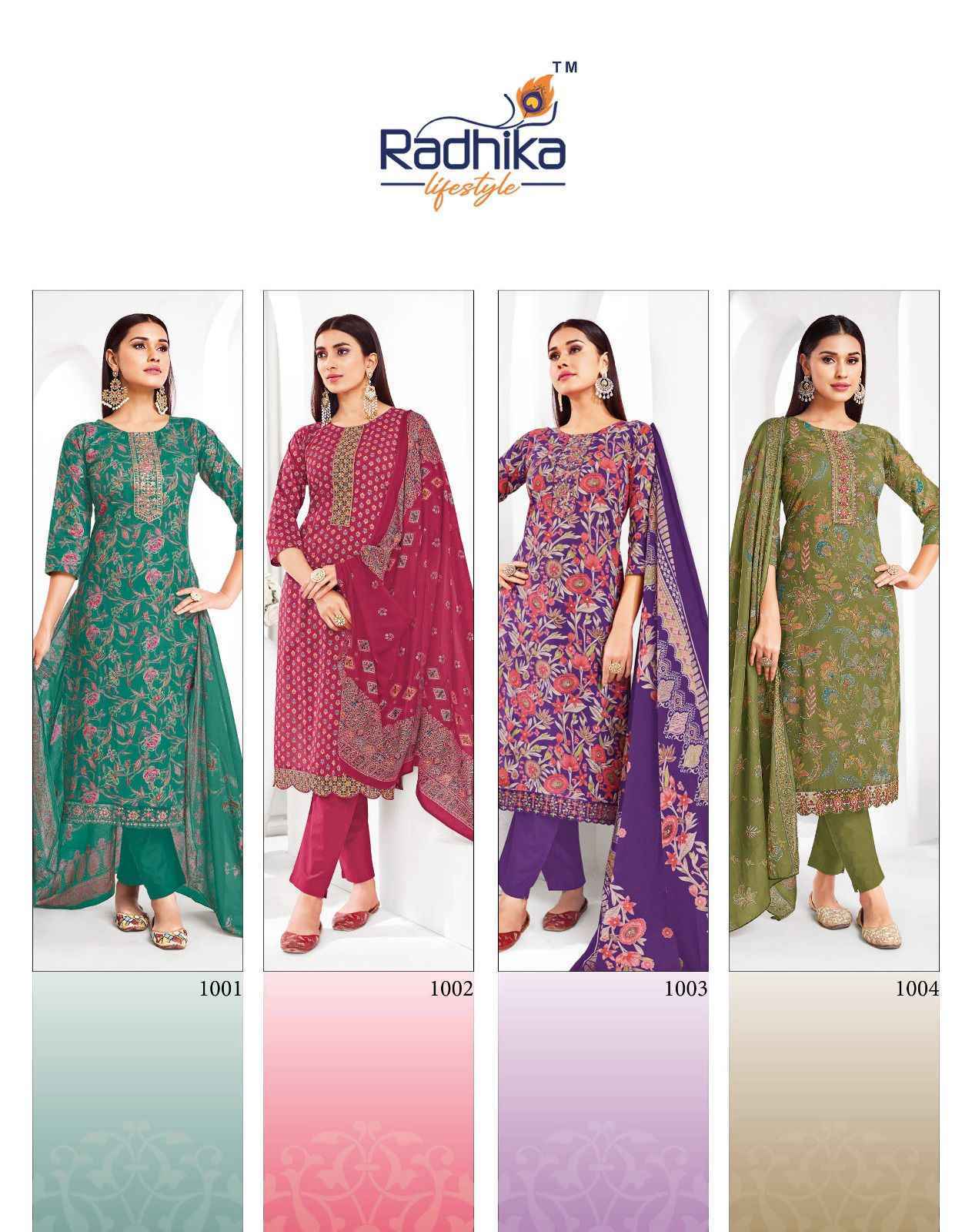 Radhika Lifestyle Cotton Craft Vol 1 Cotton Kurti Combo 8 pcs Catalogue
