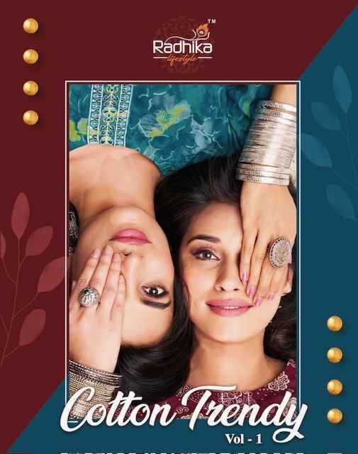 Radhika Lifestyle Cotton Trendy Vol 1 Cotton Kurti Combo 8 pcs Catalogue