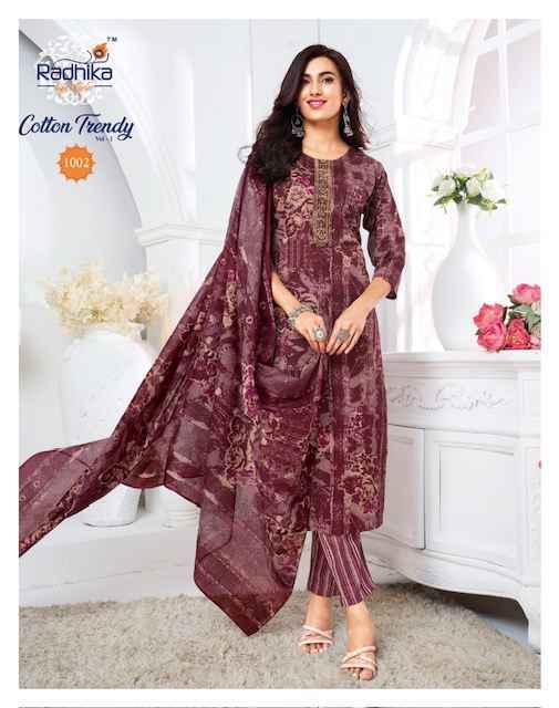 Radhika Lifestyle Cotton Trendy Vol 1 Cotton Kurti Combo 8 pcs Catalogue