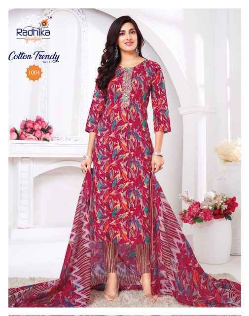Radhika Lifestyle Cotton Trendy Vol 1 Cotton Kurti Combo 8 pcs Catalogue