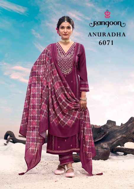 Rangoon Anuradha Rayon Kurti Combo 6 pcs Catalogue