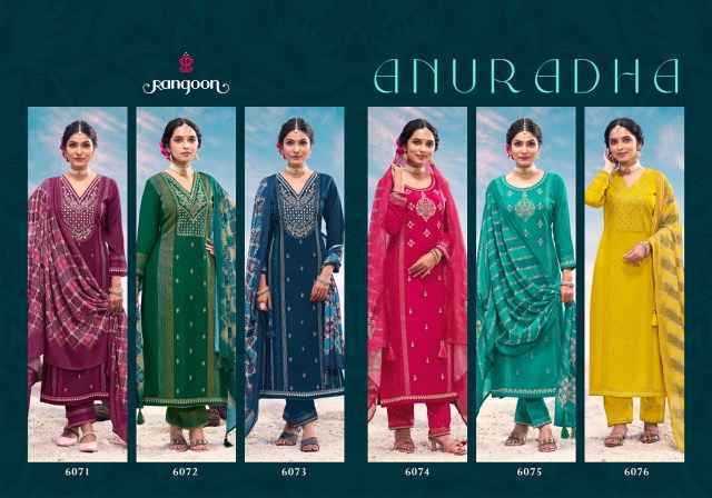 Rangoon Anuradha Rayon Kurti Combo 6 pcs Catalogue