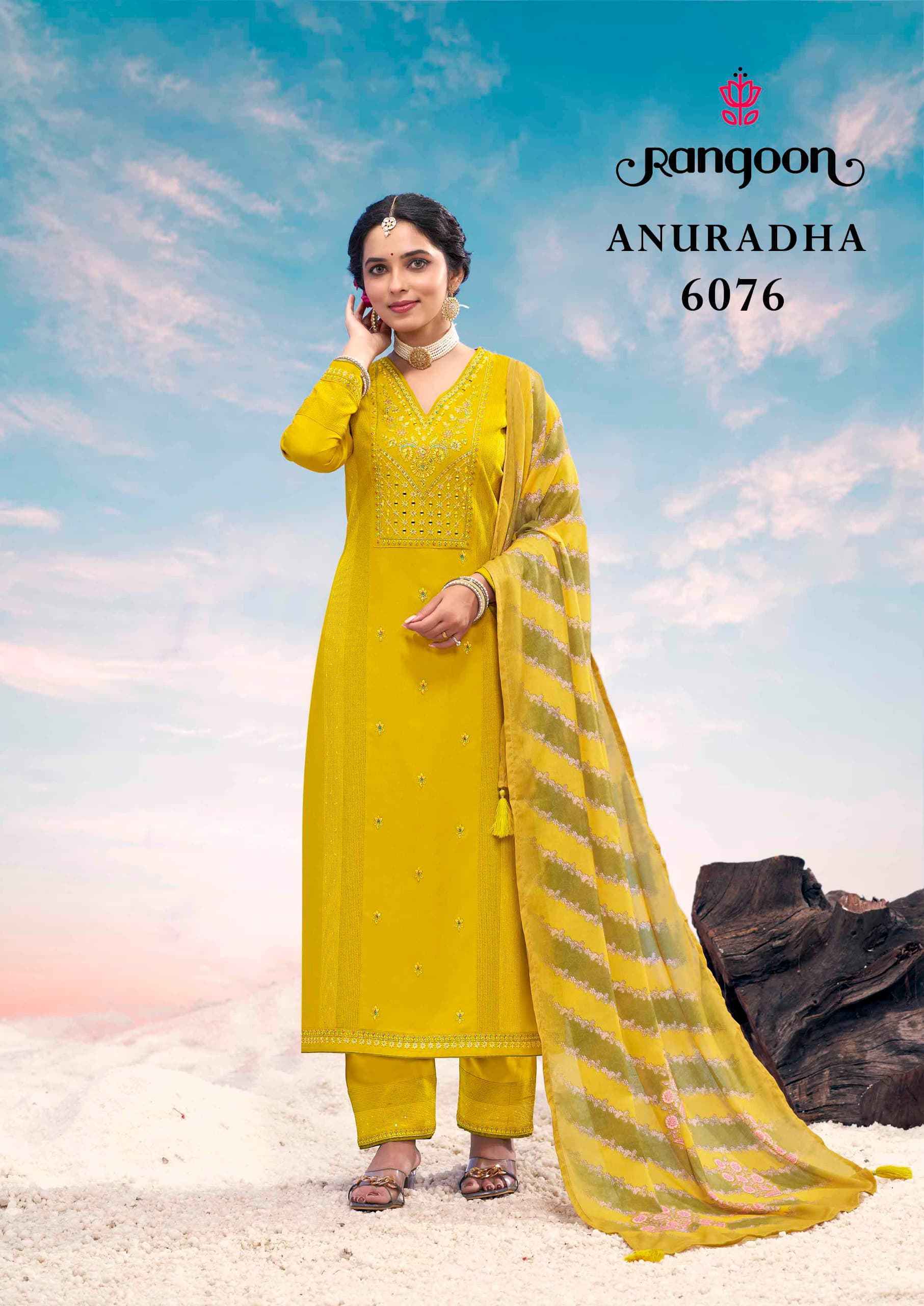 Rangoon Anuradha Rayon Kurti Combo 6 pcs Catalogue