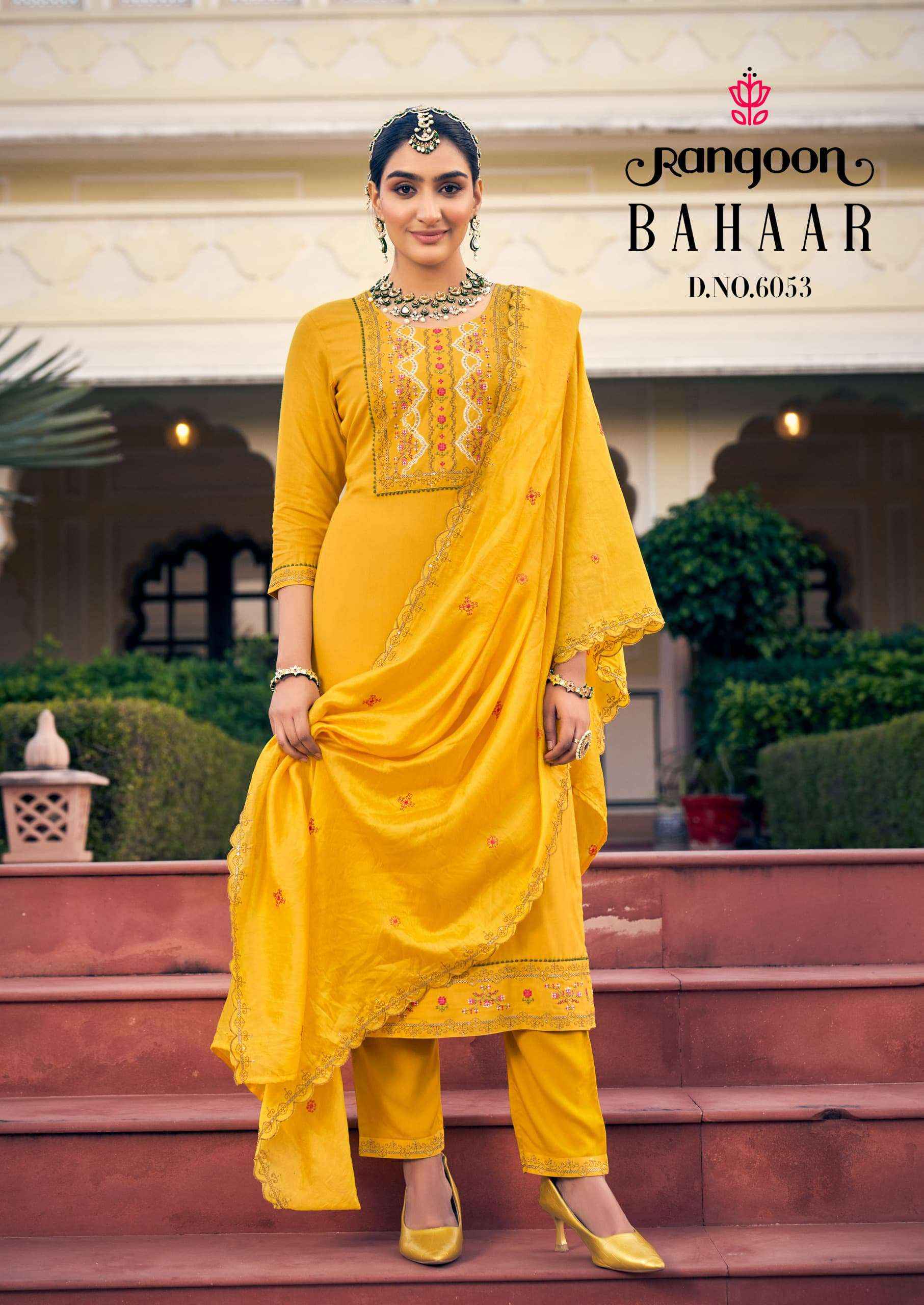Rangoon Bahaar Chanderi Silk Readymade Suit (6 pcs Catalogue)