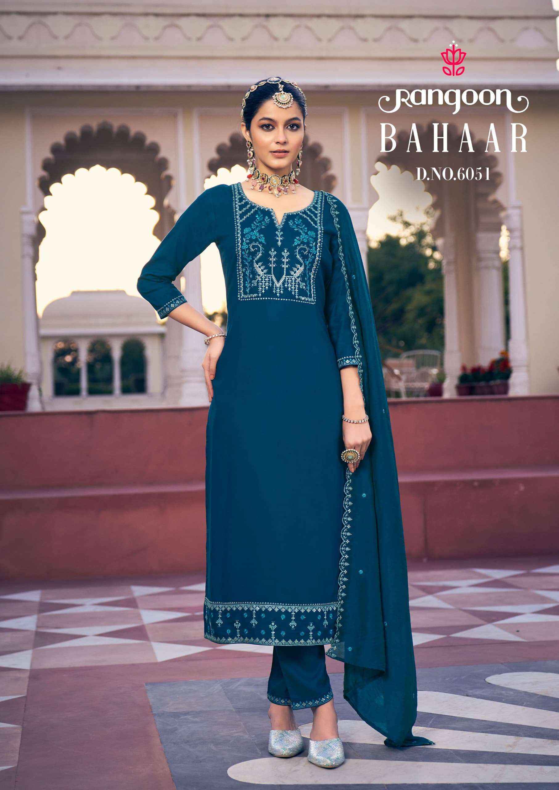 Rangoon Bahaar Chanderi Silk Readymade Suit (6 pcs Catalogue)