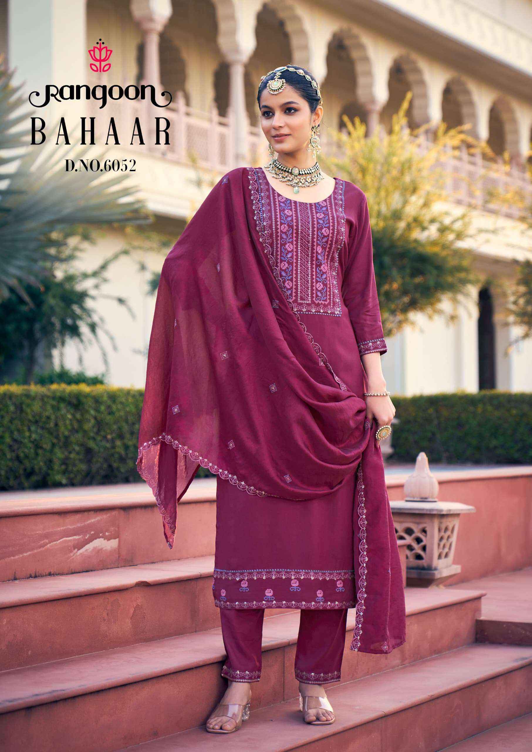 Rangoon Bahaar Chanderi Silk Readymade Suit (6 pcs Catalogue)