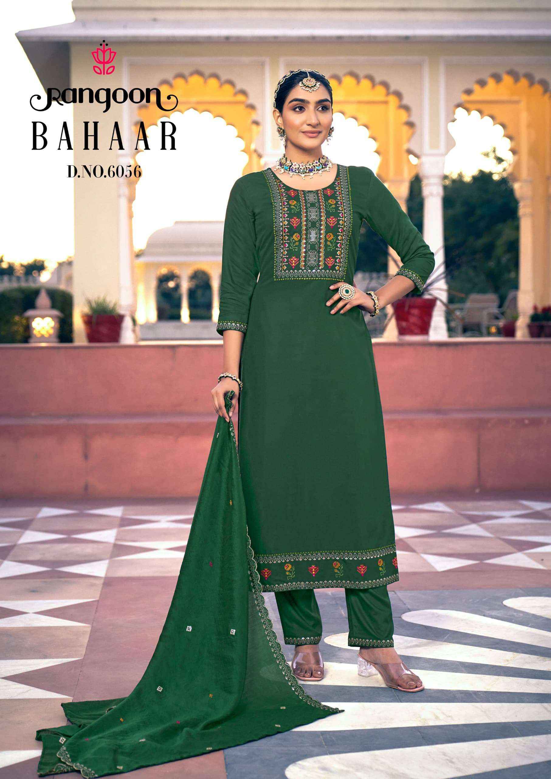 Rangoon Bahaar Chanderi Silk Readymade Suit (6 pcs Catalogue)