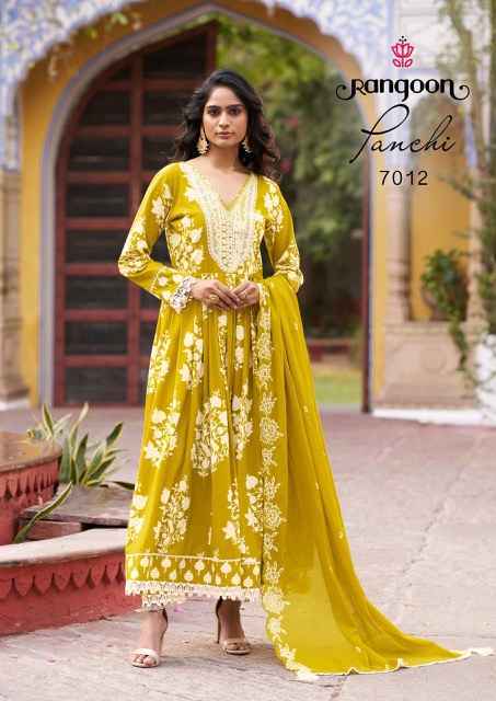 Rangoon Panchi Cotton Kurti Combo 6 pcs Catalogue