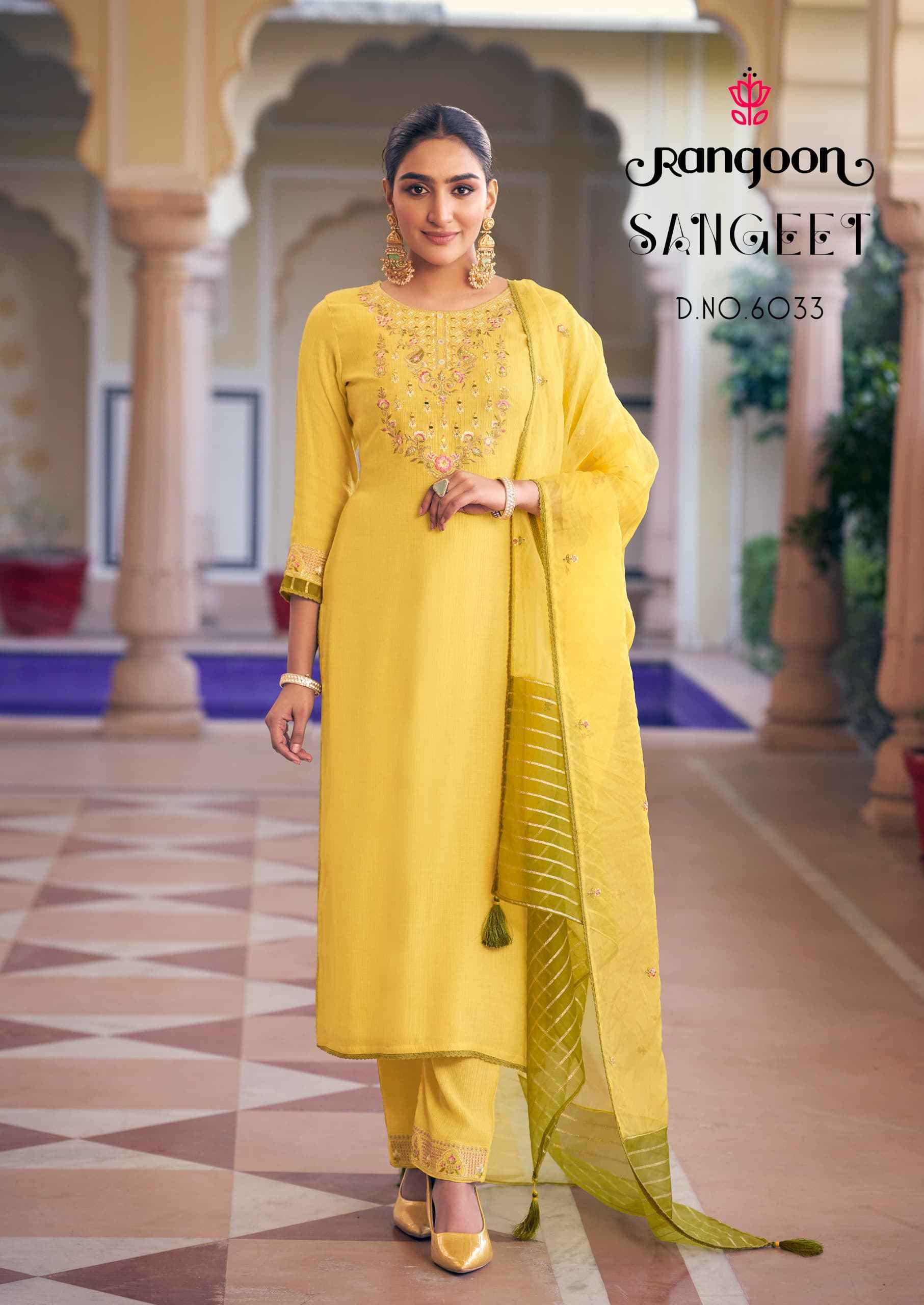 Rangoon Sangeet Viscouse Kurti Combo 4 pcs Catalogue