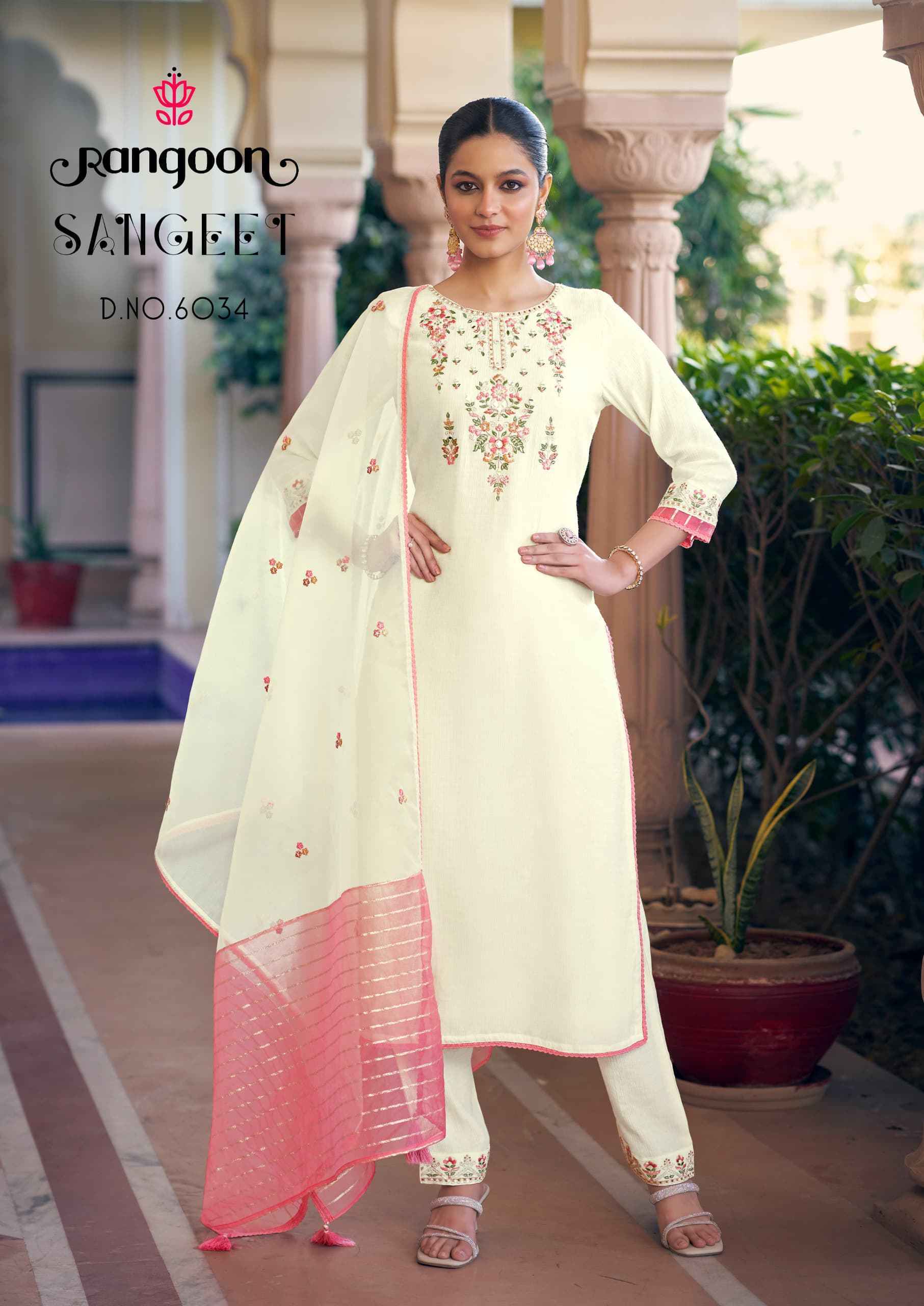 Rangoon Sangeet Viscouse Kurti Combo 4 pcs Catalogue