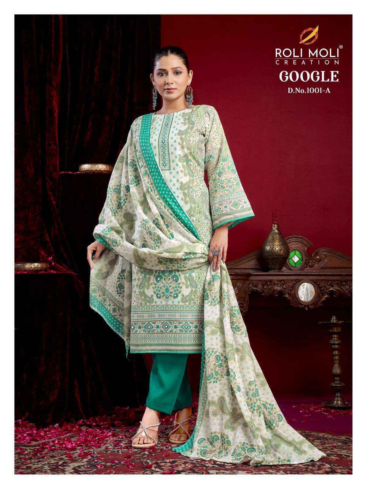 Roli Moli Creation Google Cotton Dress Material (4 pcs Catalogue)