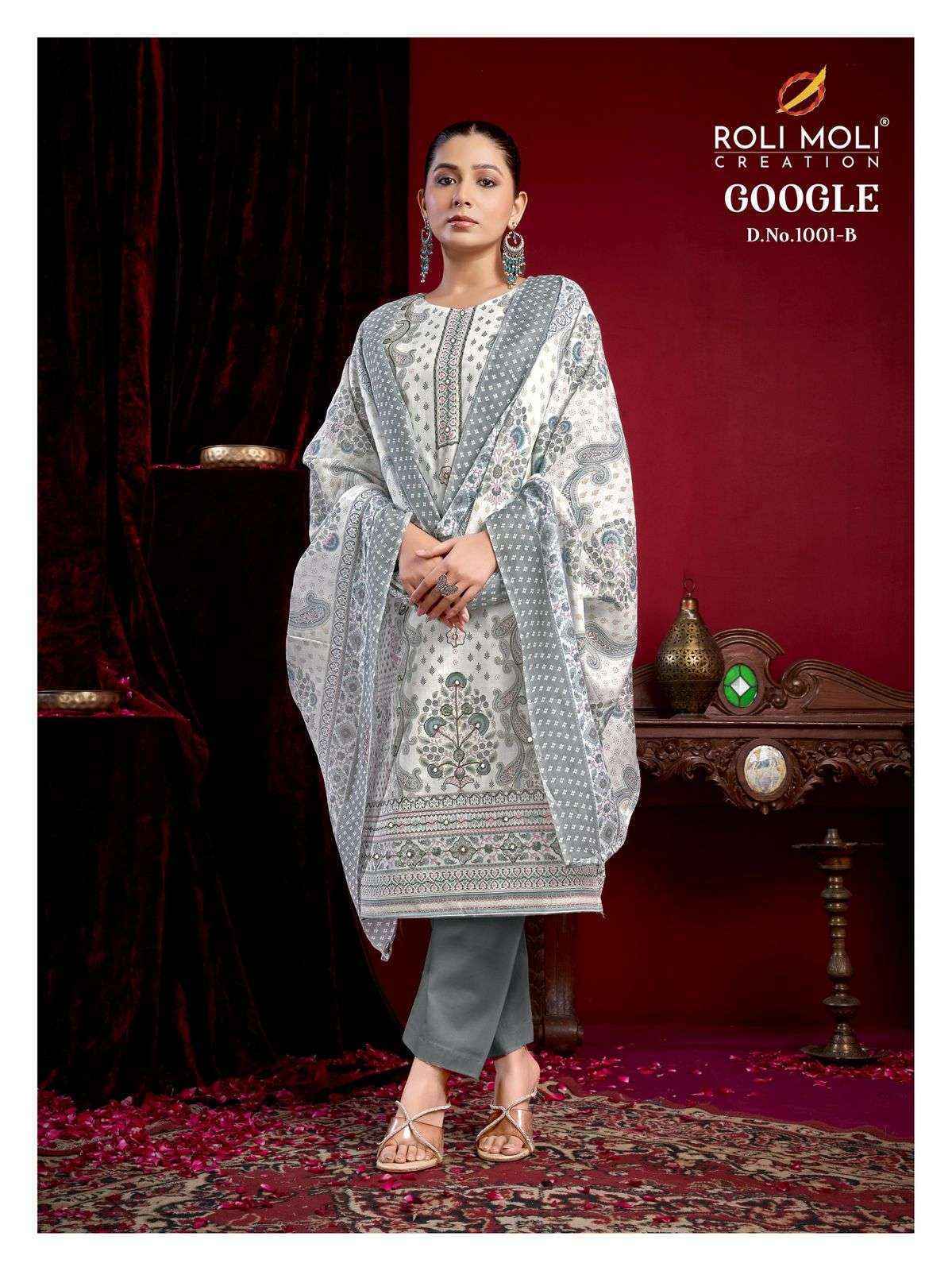 Roli Moli Creation Google Cotton Dress Material (4 pcs Catalogue)