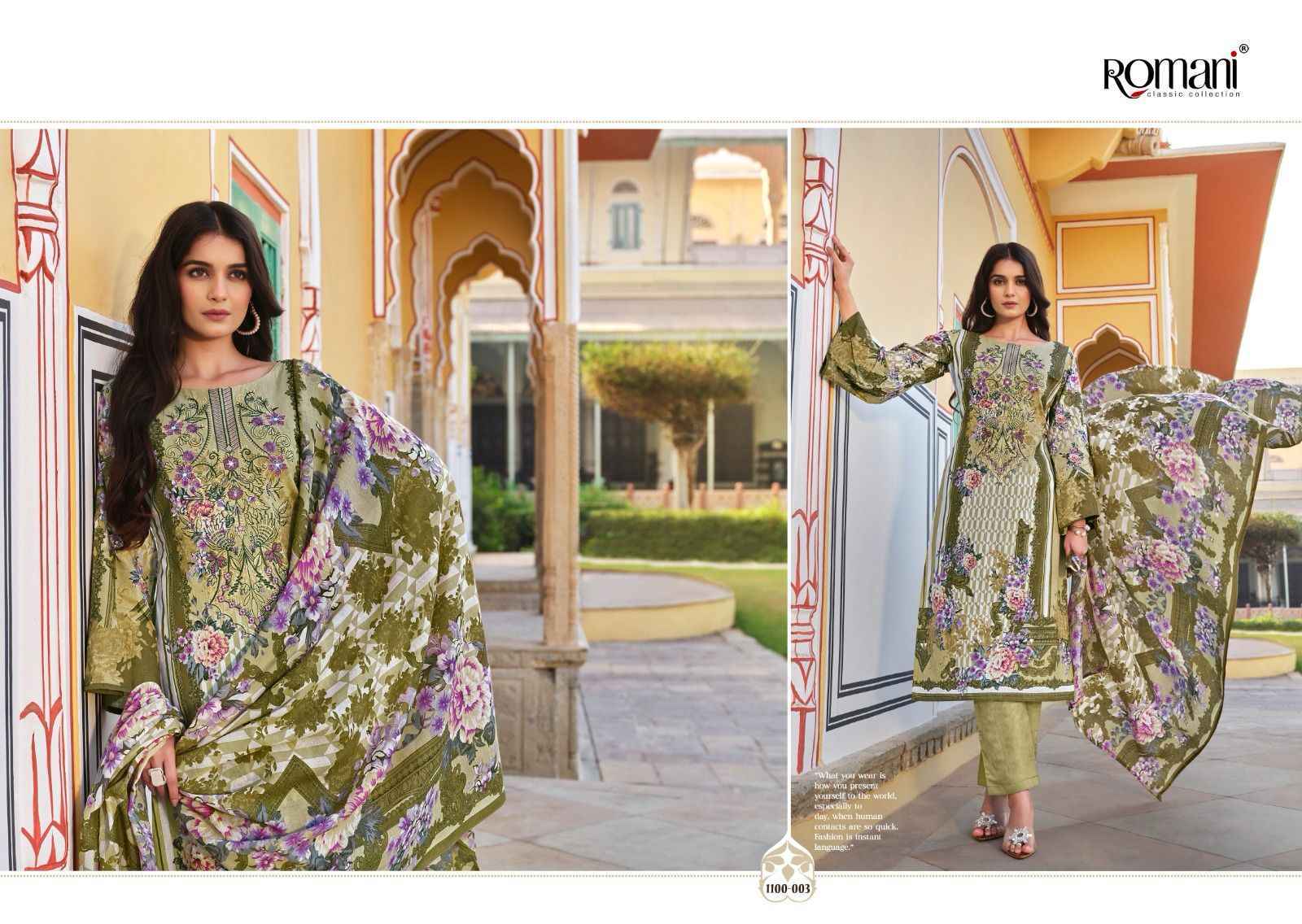 Romani Aarzu Vol -16 Cotton Dress Material (8 pcs Catalogue)