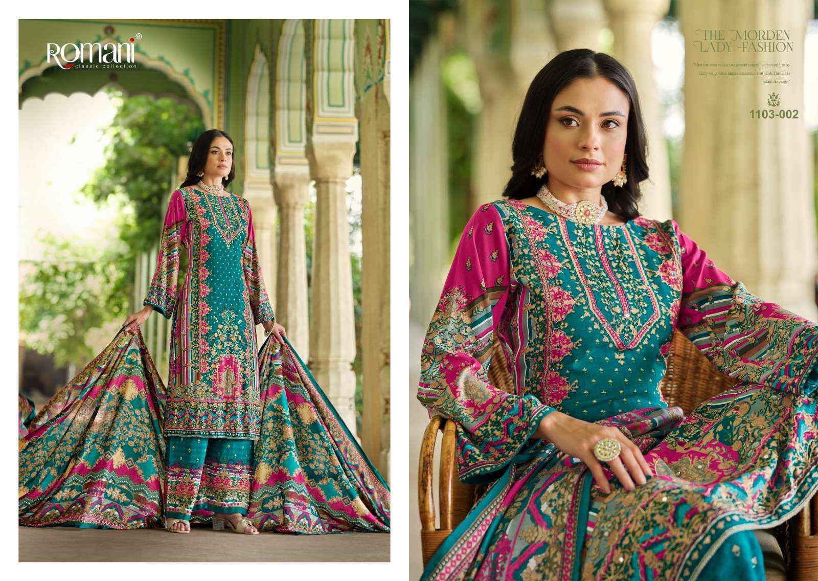 Romani Mahira Cotton Dress Material 8 pcs Catalogue