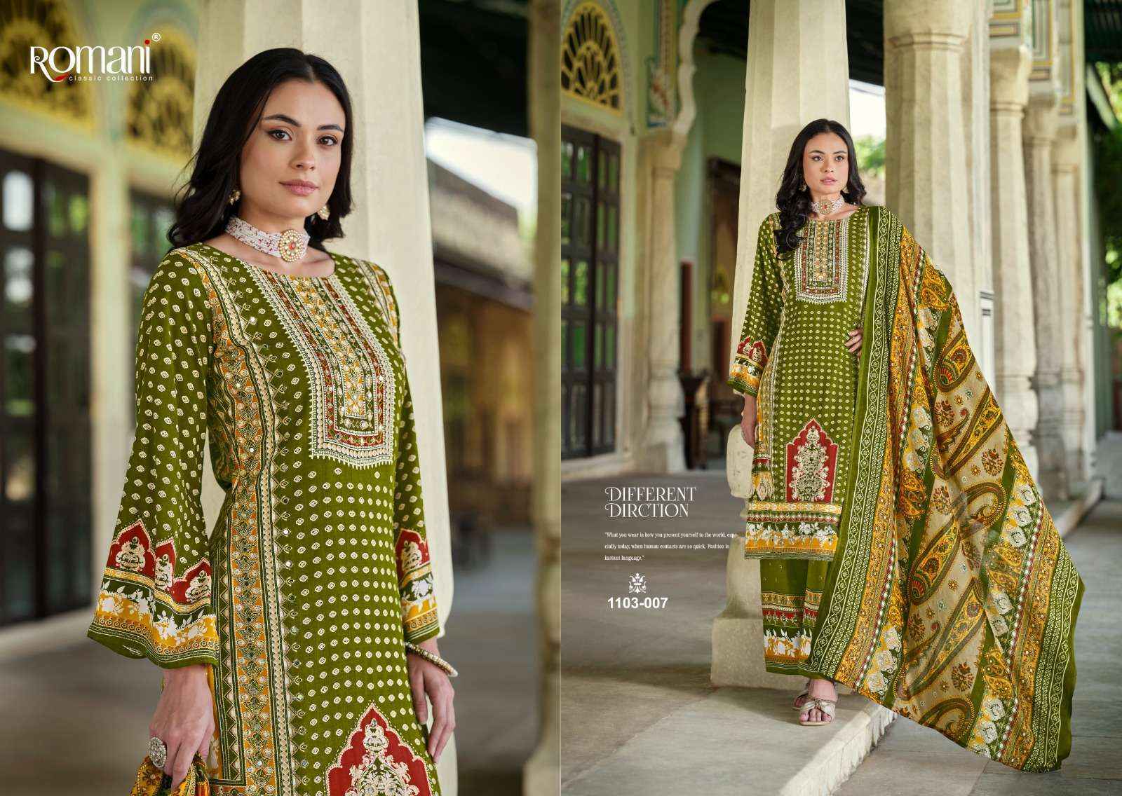 Romani Mahira Cotton Dress Material 8 pcs Catalogue