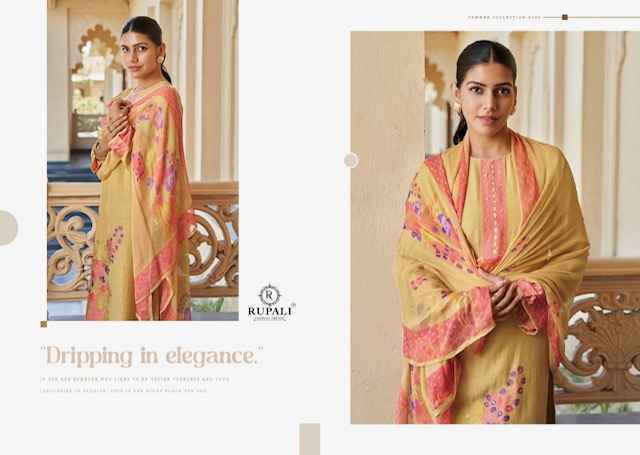 Rupali Fashion Priyali Viscouse Dress Material 6 pcs Catalogue