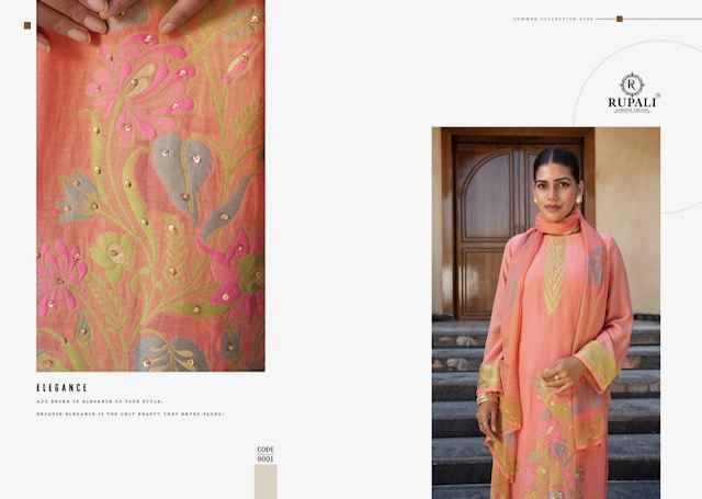 Rupali Fashion Priyali Viscouse Dress Material 6 pcs Catalogue