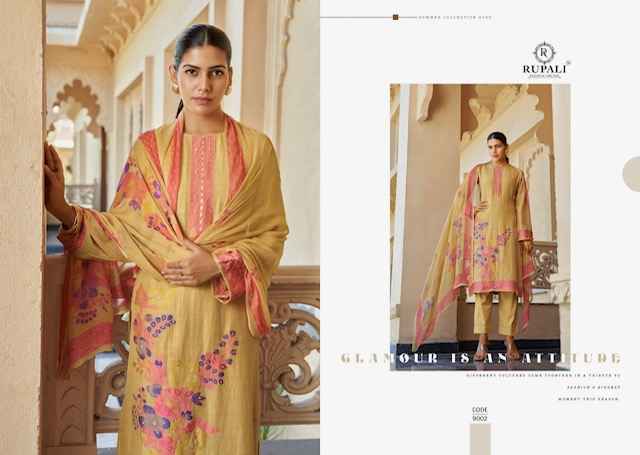 Rupali Fashion Priyali Viscouse Dress Material 6 pcs Catalogue