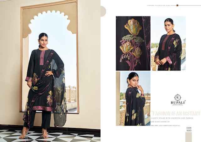 Rupali Fashion Priyali Viscouse Dress Material 6 pcs Catalogue