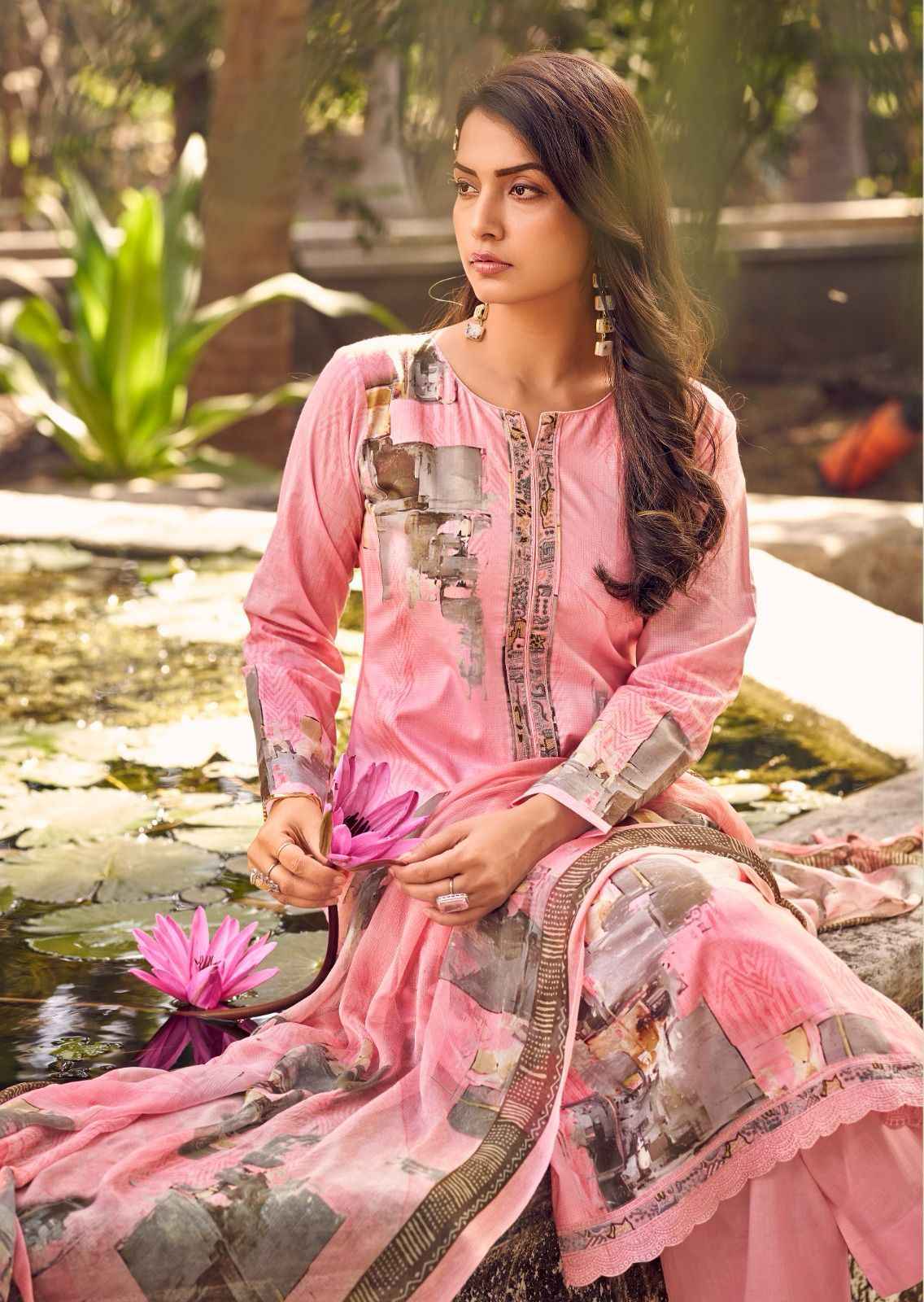 Sadhana Fashion Arnisa Cotton Dress Material 6 pcs Catalogue