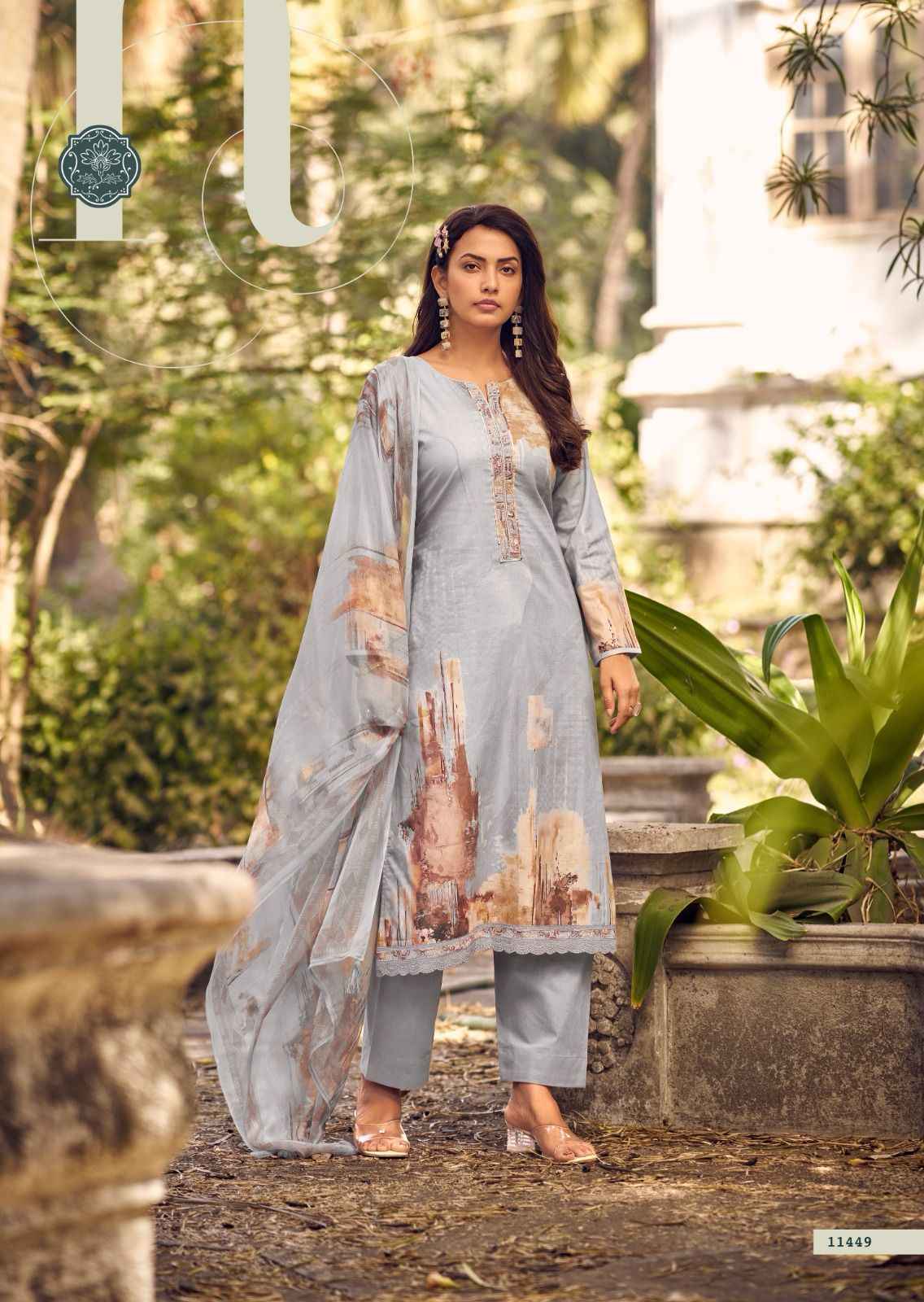 Sadhana Fashion Arnisa Cotton Dress Material 6 pcs Catalogue