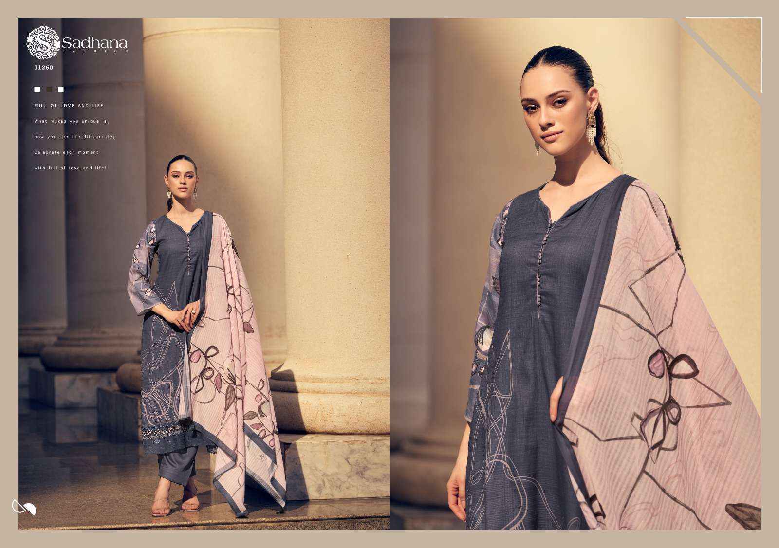 Sadhana Fashion Zayan Jam Cotton Dress Material 8 pcs Catalogue