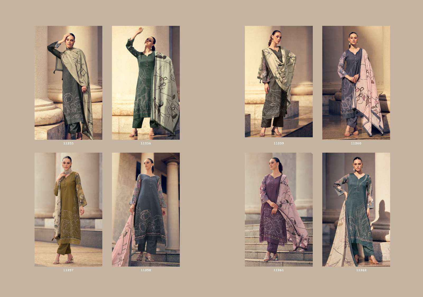 Sadhana Fashion Zayan Jam Cotton Dress Material 8 pcs Catalogue