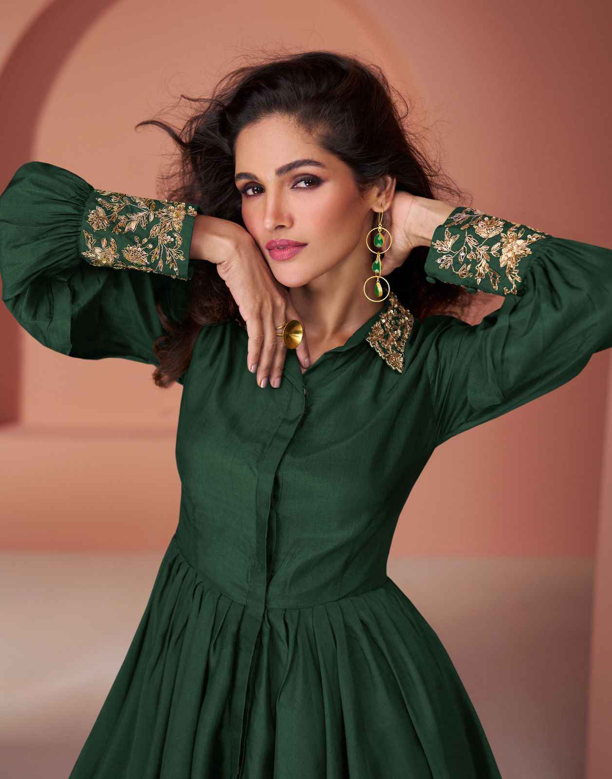 Sayuri Designer Pearl Silk Co Ord Set (5 pcs Catalogue)
