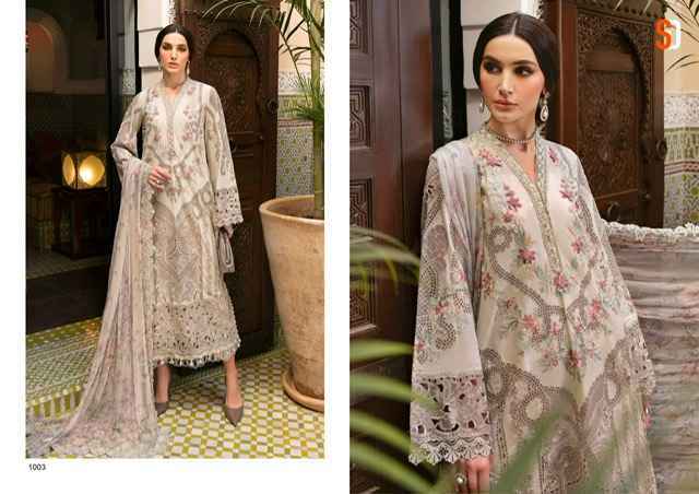Shraddha Designer Maria-B Lawn Cotton Dress Material 8 pcs Catalogue