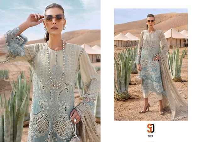 Shraddha Designer Maria-B Lawn Cotton Dress Material 8 pcs Catalogue