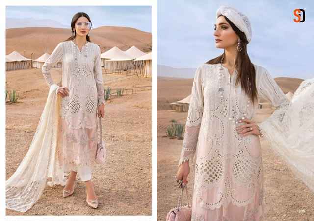 Shraddha Designer Maria-B Lawn Cotton Dress Material 8 pcs Catalogue
