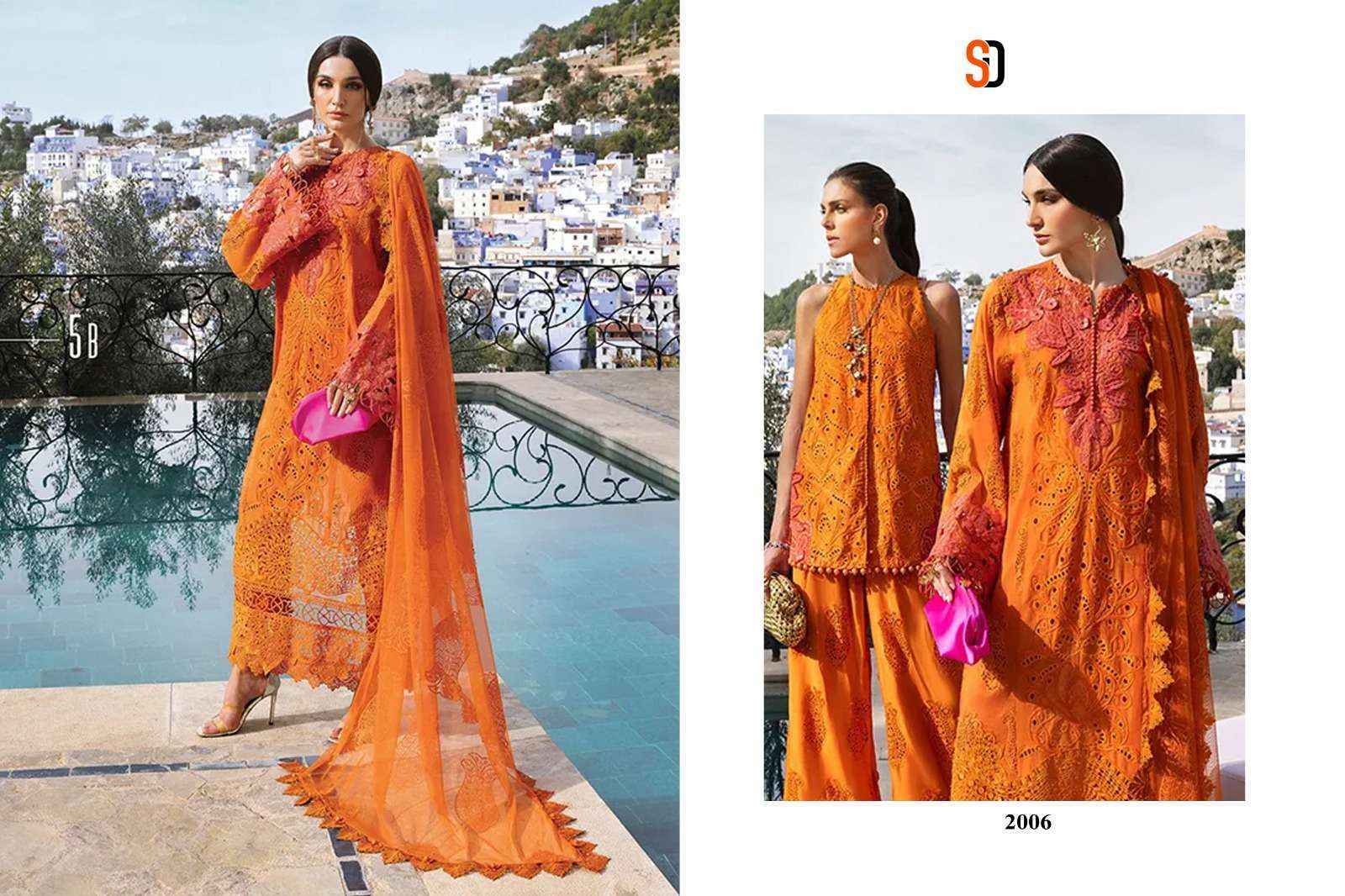 Shraddha Designer Maria B Lawn Vol 2 Cotton Dress Material 6 pcs Catalogue