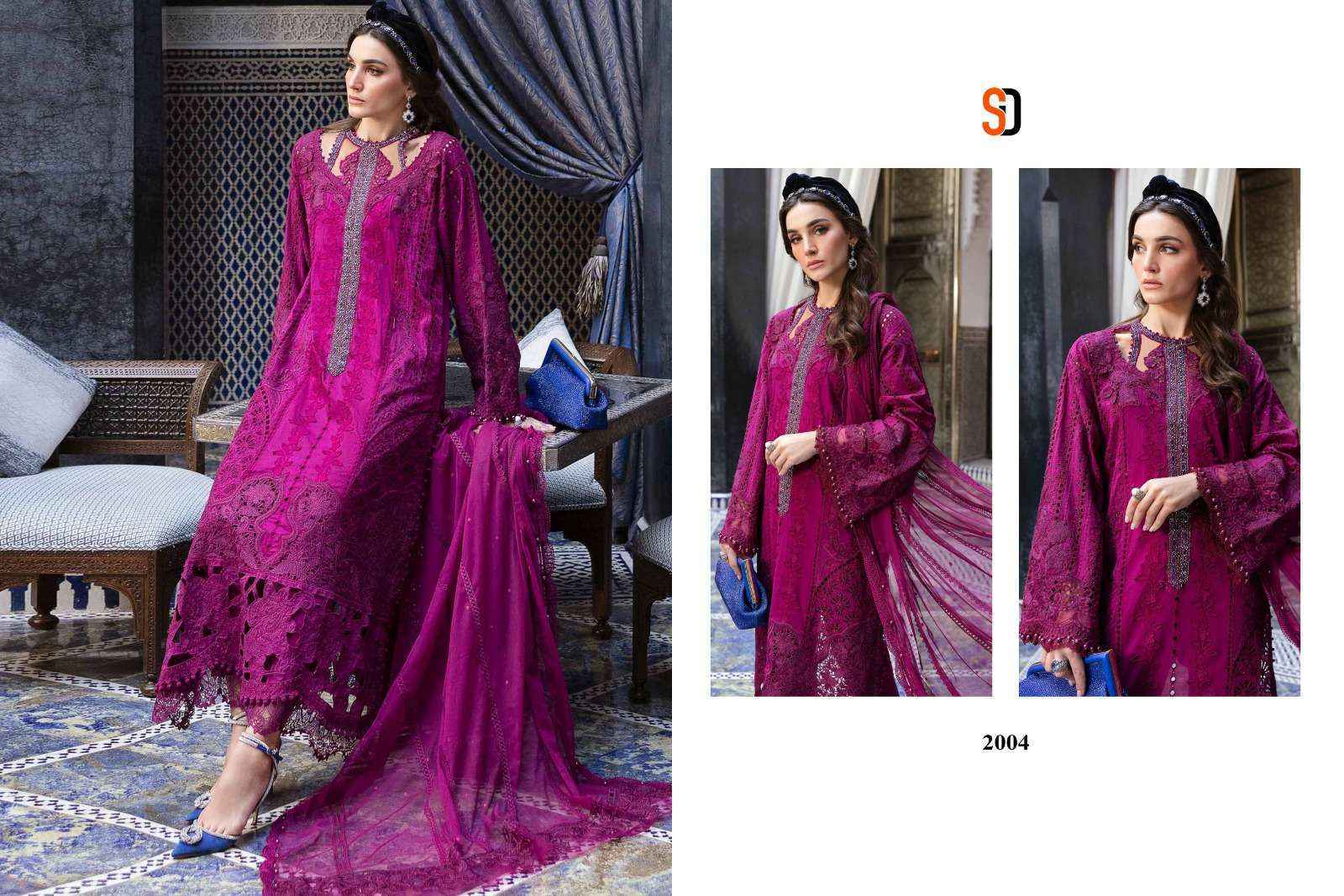 Shraddha Designer Maria B Lawn Vol 2 Cotton Dress Material 6 pcs Catalogue