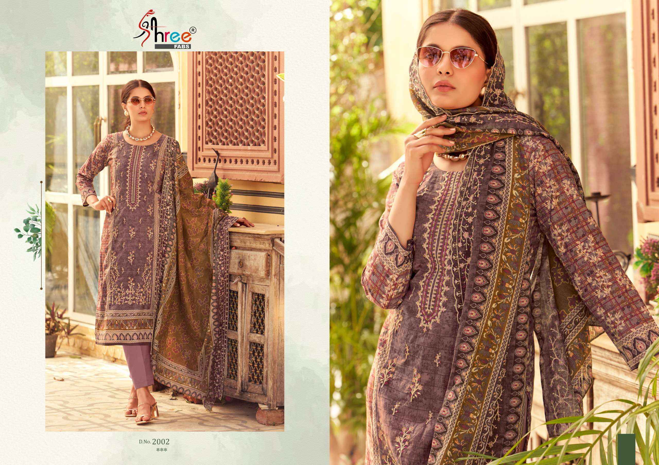 Shree Fabs Bin Saeed Lawn Collection Vol-20 Cotton Dress Material (6 pcs Catalogue)