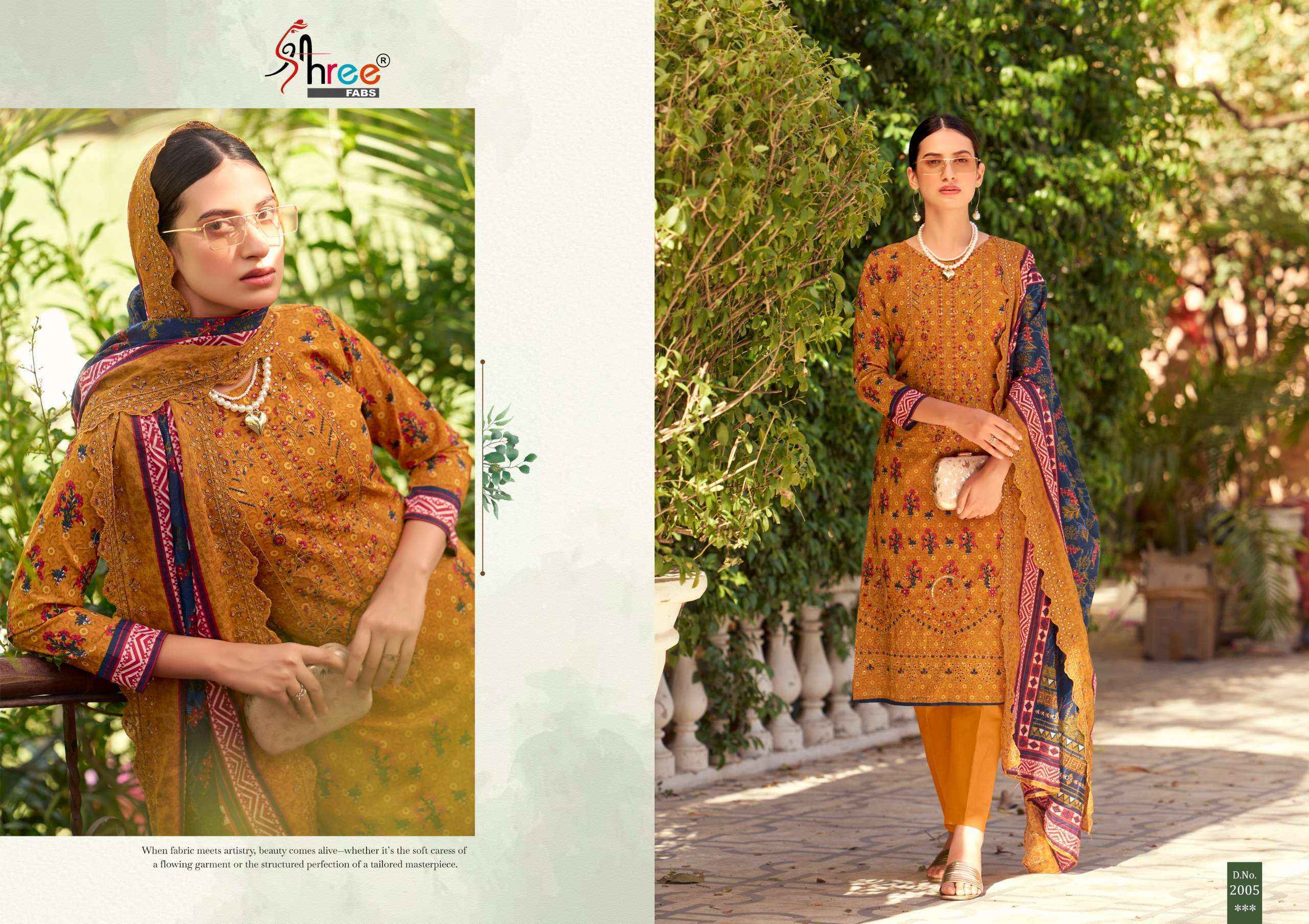 Shree Fabs Bin Saeed Lawn Collection Vol-20 Cotton Dress Material (6 pcs Catalogue)