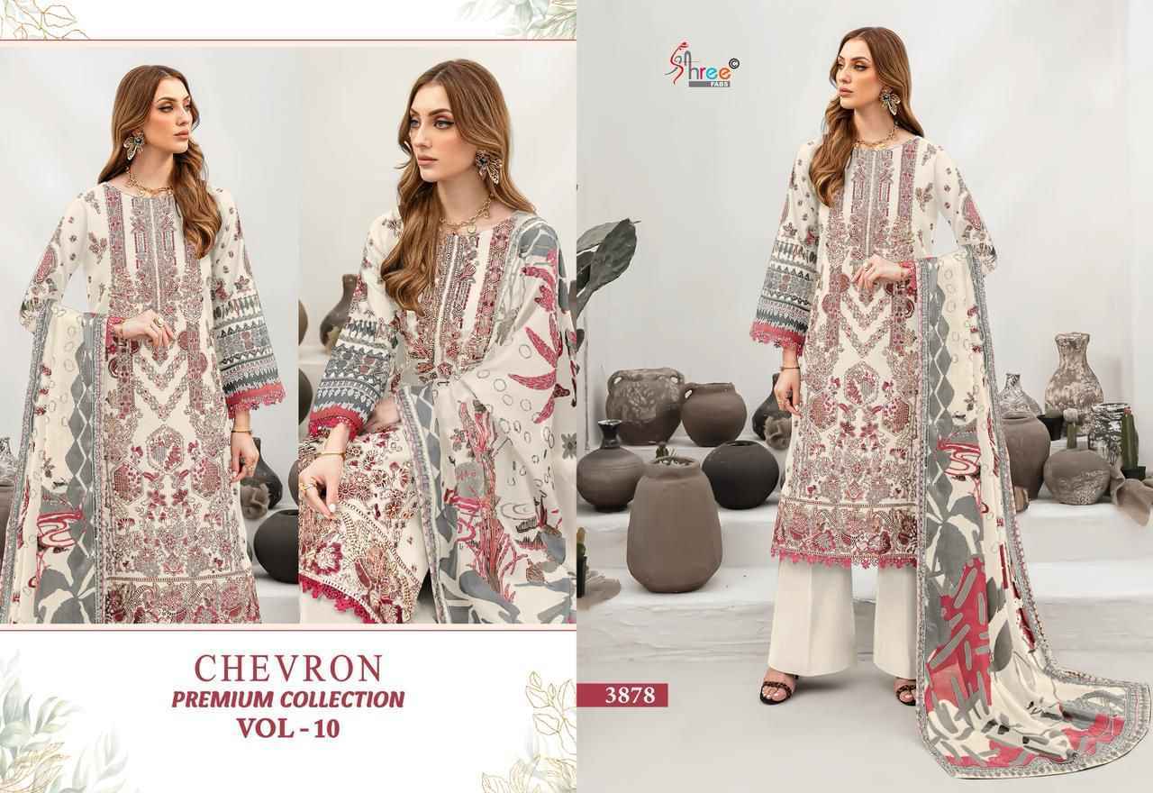 Shree Fabs Chevron Premium Collection Vol 10 Cotton Dress Material 8 pcs Catalogue