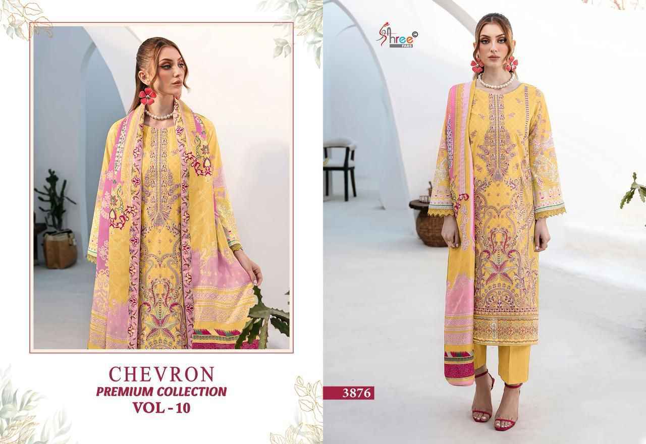 Shree Fabs Chevron Premium Collection Vol 10 Cotton Dress Material 8 pcs Catalogue