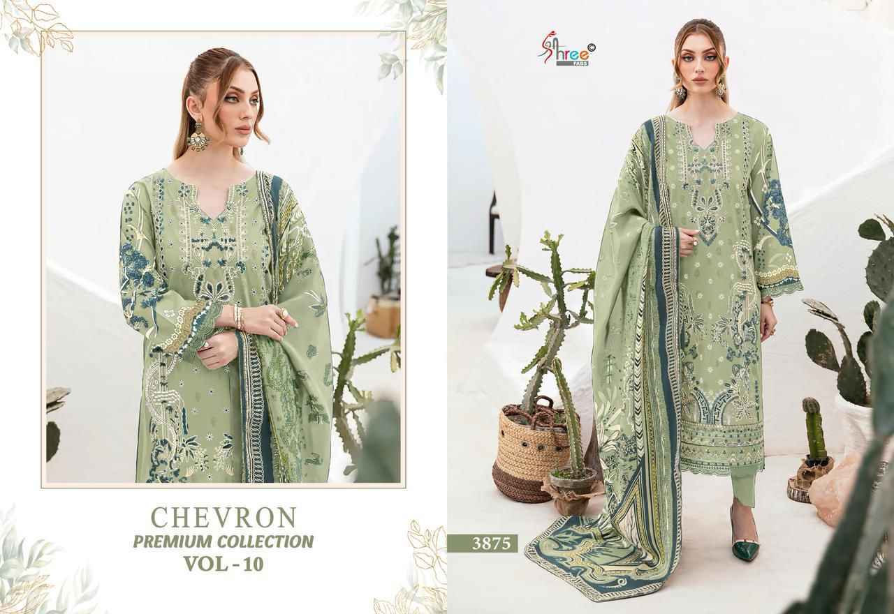Shree Fabs Chevron Premium Collection Vol 10 Cotton Dress Material 8 pcs Catalogue